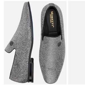 Moretti Gustine Sparkle Formal Loafers size: 8 D-Width